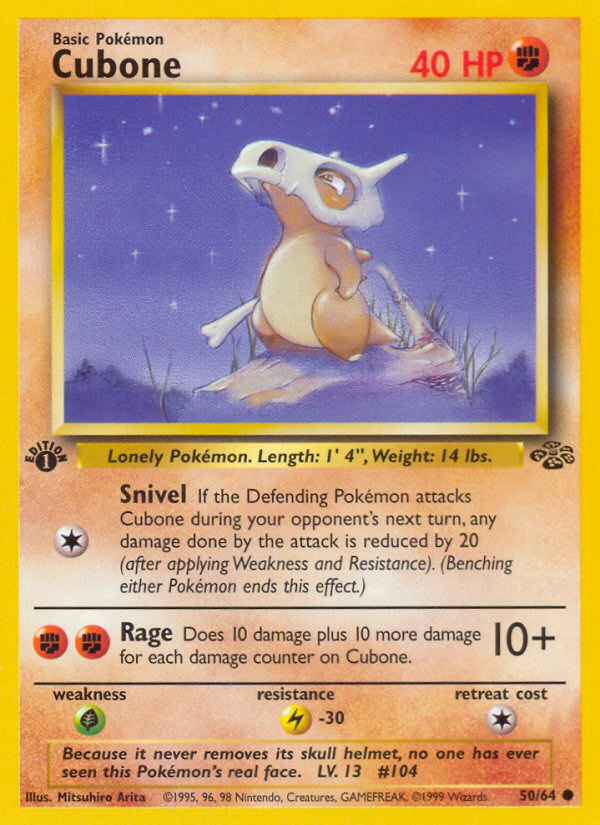 Pokemon | Cubone (50/64) [Jungle 1st Edition] | The Nerd Merchant