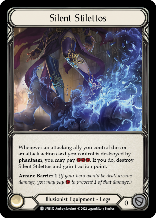 Flesh and Blood TCG | Silent Stilettos [UPR152] (Uprising)  Rainbow Foil | The Nerd Merchant