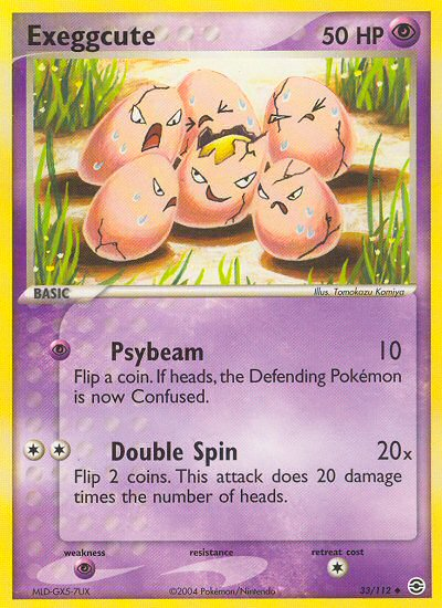 Pokemon | Exeggcute (33/112) [EX: FireRed & LeafGreen] | The Nerd Merchant