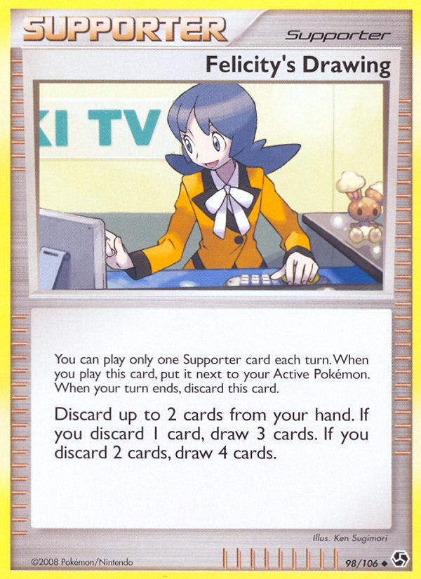 Pokemon | Felicity's Drawing (98/106) [Diamond & Pearl: Great Encounters] | The Nerd Merchant