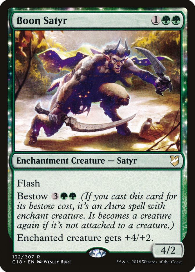 Magic | Boon Satyr [Commander 2018] | The Nerd Merchant
