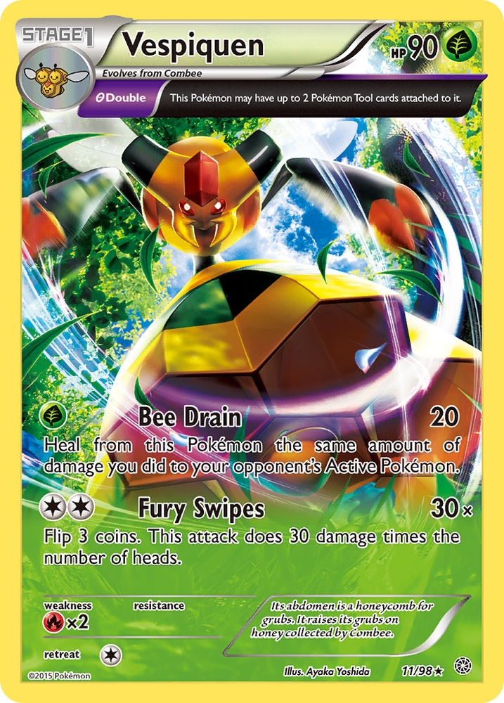 Pokemon | Vespiquen (11/98) [XY: Ancient Origins] | The Nerd Merchant