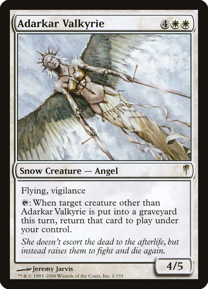 Magic | Adarkar Valkyrie [Coldsnap] | The Nerd Merchant