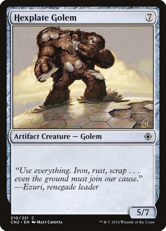 Magic | Hexplate Golem [Conspiracy: Take the Crown] | The Nerd Merchant
