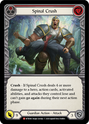 Flesh and Blood TCG | Spinal Crush [U-WTR044] (Welcome to Rathe Unlimited)  Unlimited Normal | The Nerd Merchant
