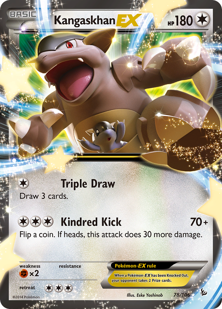Pokemon | Kangaskhan EX (78/106) [XY: Flashfire] | The Nerd Merchant