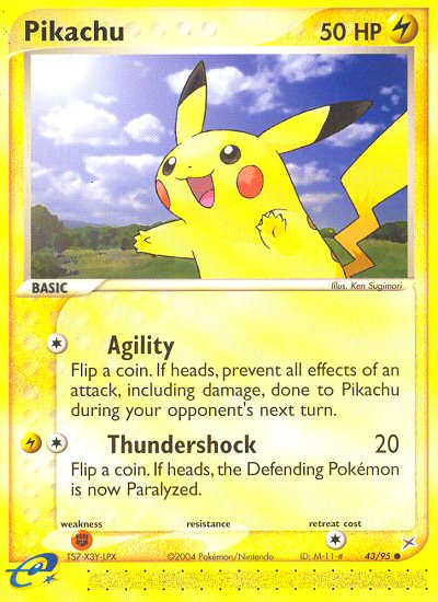 Pokemon | Pikachu (43/95) [EX: Team Magma vs Team Aqua] | The Nerd Merchant