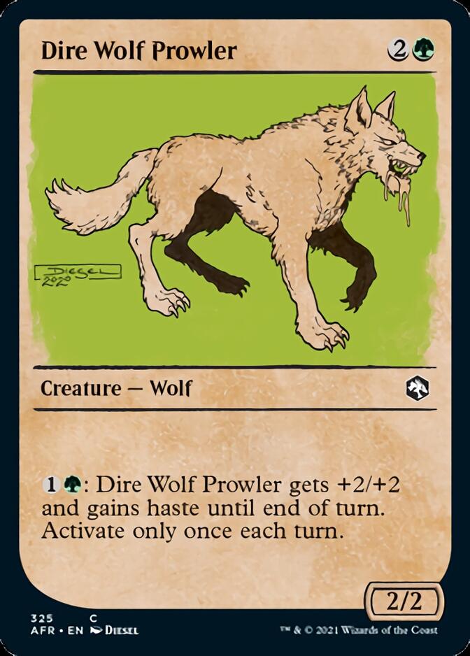 Magic | Dire Wolf Prowler (Showcase) [Dungeons & Dragons: Adventures in the Forgotten Realms] | The Nerd Merchant
