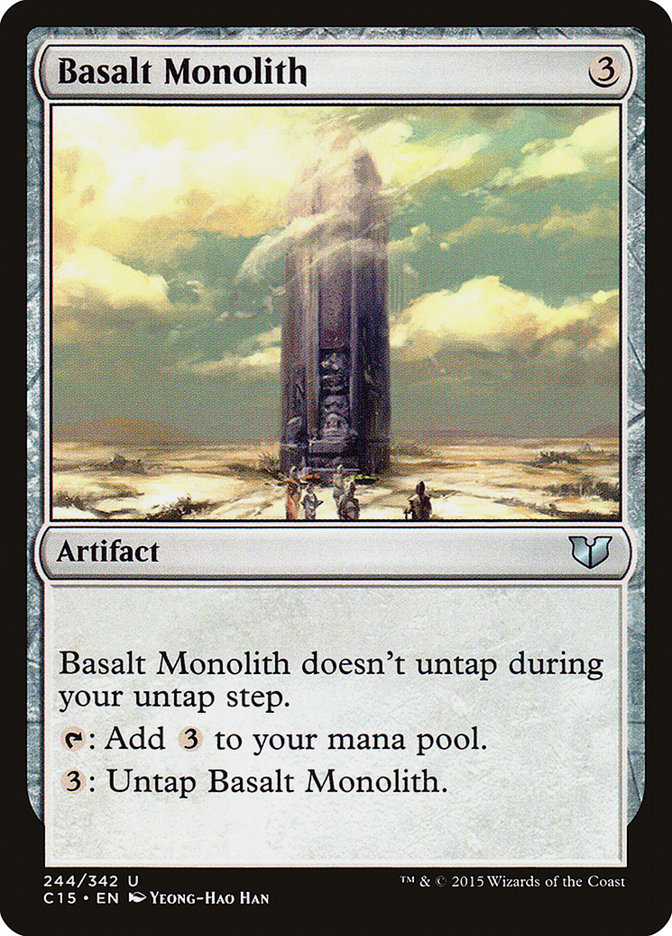 Magic | Basalt Monolith [Commander 2015] | The Nerd Merchant