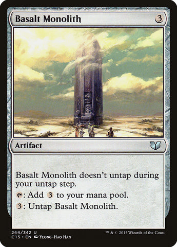 Magic | Basalt Monolith [Commander 2015] | The Nerd Merchant
