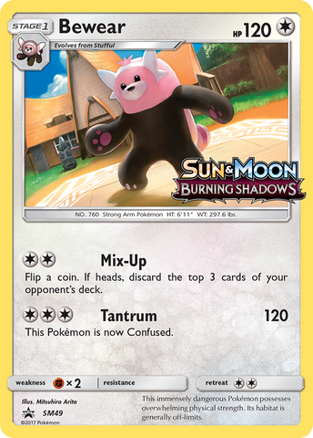 Pokemon | Bewear (SM49) [Sun & Moon: Black Star Promos] | The Nerd Merchant
