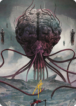 Magic | Elder Brain Art Card (Gold-Stamped Signature) [Commander Legends: Battle for Baldur's Gate Art Series] | The Nerd Merchant