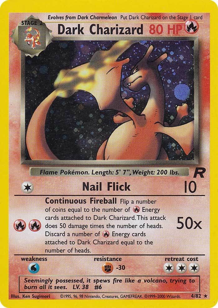 Pokemon | Dark Charizard (4/82) [Team Rocket Unlimited] | The Nerd Merchant