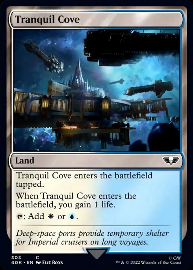 Magic | Tranquil Cove (Surge Foil) [Warhammer 40,000] | The Nerd Merchant