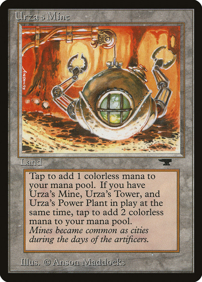 Magic | Urza's Mine (Orange Background) [Antiquities] | The Nerd Merchant