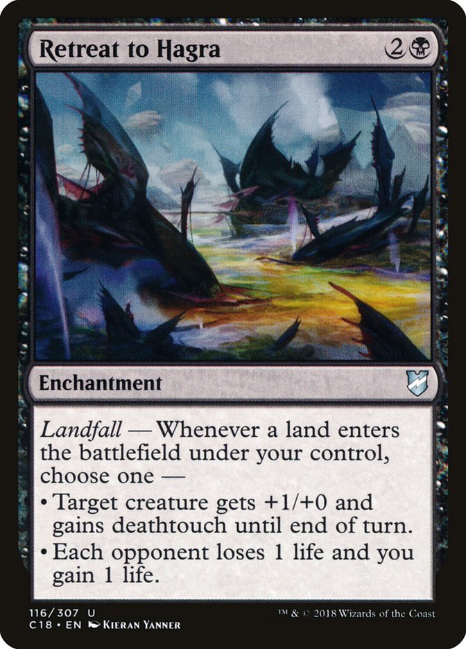 Magic | Retreat to Hagra [Commander 2018] | The Nerd Merchant