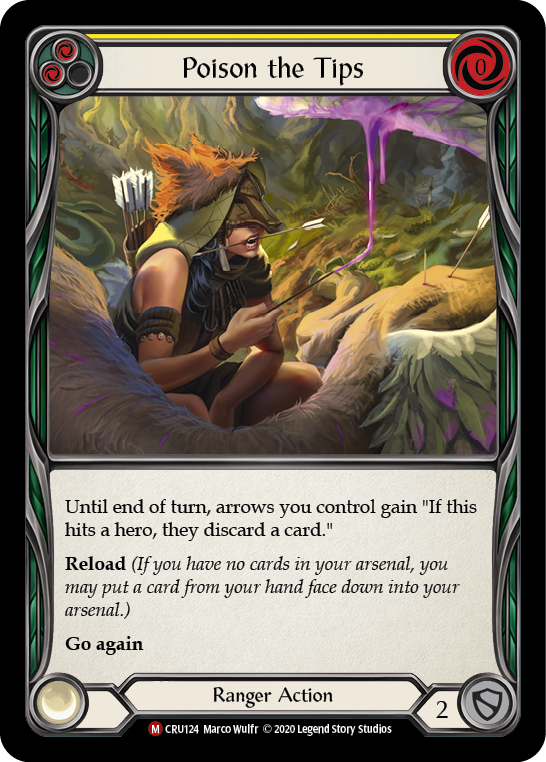 Flesh and Blood TCG | Poison the Tips [CRU124] (Crucible of War)  1st Edition Normal | The Nerd Merchant