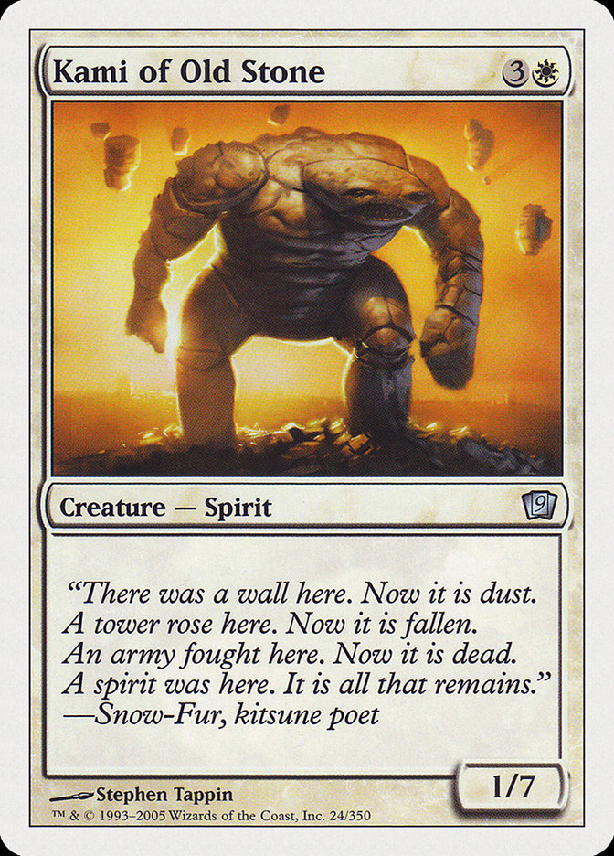 Magic | Kami of Old Stone [Ninth Edition] | The Nerd Merchant