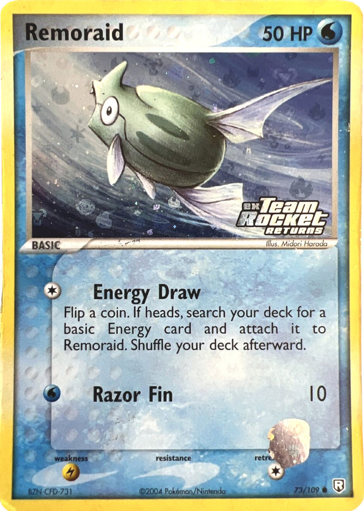 Pokemon | Remoraid (73/109) (Stamped) [EX: Team Rocket Returns] | The Nerd Merchant