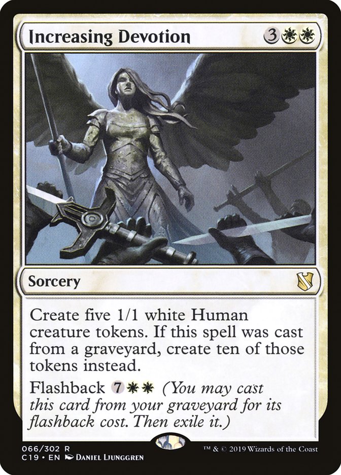 Magic | Increasing Devotion [Commander 2019] | The Nerd Merchant