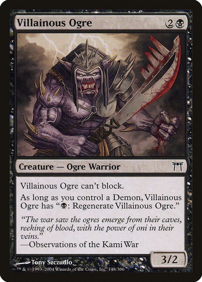 Magic | Villainous Ogre [Champions of Kamigawa] | The Nerd Merchant