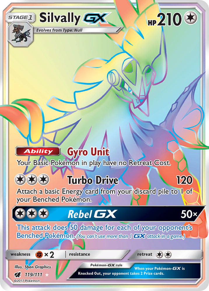 Pokemon | Silvally GX (119/111) [Sun & Moon: Crimson Invasion] | The Nerd Merchant