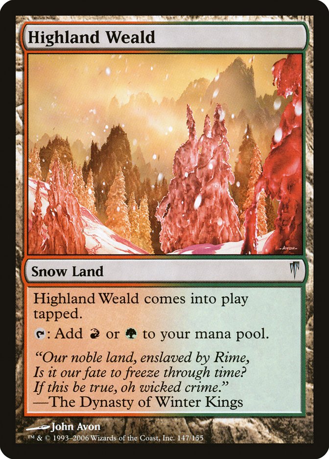 Magic | Highland Weald [Coldsnap] | The Nerd Merchant
