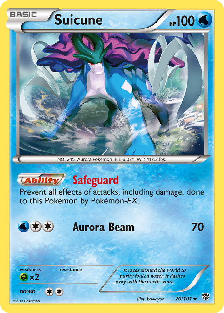 Pokemon | Suicune (20/101) [Black & White: Plasma Blast] | The Nerd Merchant