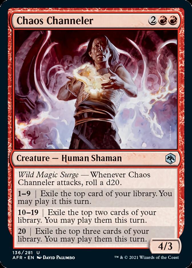 Magic | Chaos Channeler [Dungeons & Dragons: Adventures in the Forgotten Realms] | The Nerd Merchant
