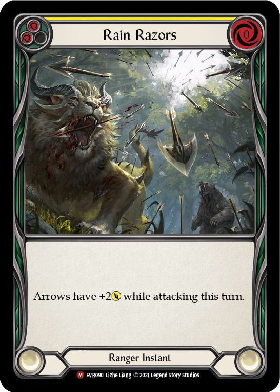 Flesh and Blood TCG | Rain Razors [EVR090] (Everfest)  1st Edition Normal | The Nerd Merchant