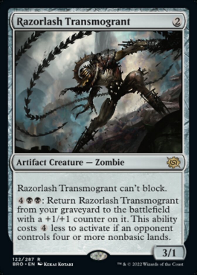 Magic | Razorlash Transmogrant [The Brothers' War] | The Nerd Merchant