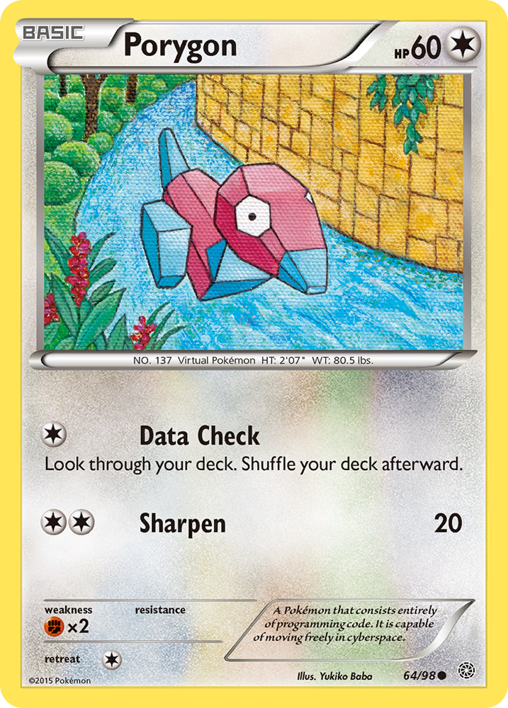 Pokemon | Porygon (64/98) [XY: Ancient Origins] | The Nerd Merchant
