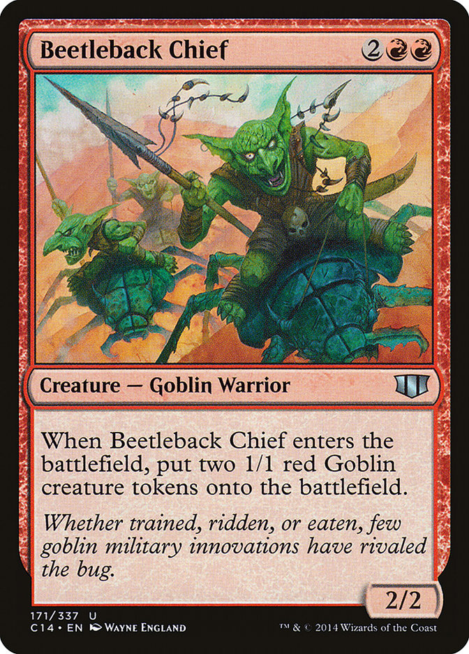 Magic | Beetleback Chief [Commander 2014] | The Nerd Merchant