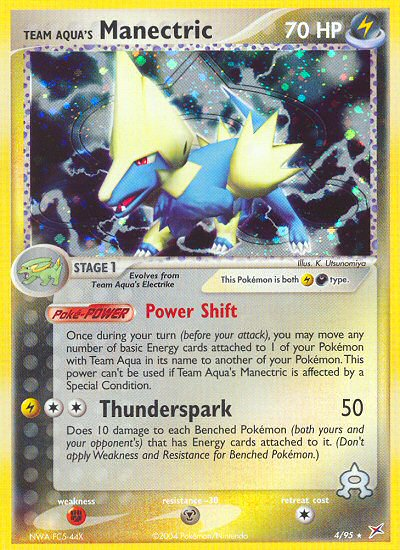 Pokemon | Team Aqua's Manectric (4/95) [EX: Team Magma vs Team Aqua] | The Nerd Merchant