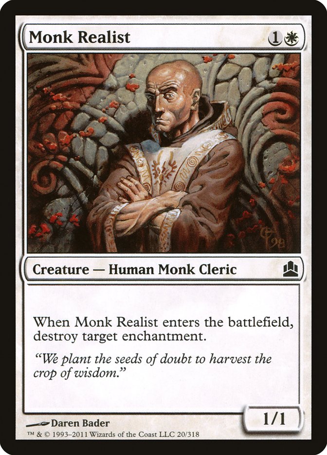 Magic | Monk Realist [Commander 2011] | The Nerd Merchant