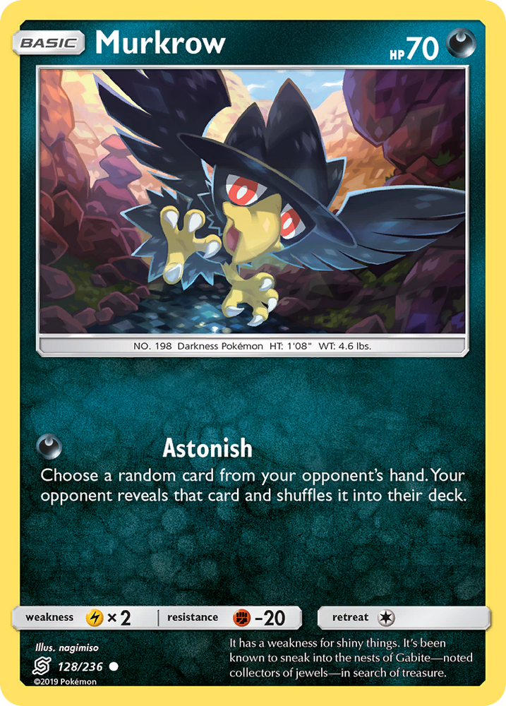 Pokemon | Murkrow (128/236) [Sun & Moon: Unified Minds] | The Nerd Merchant