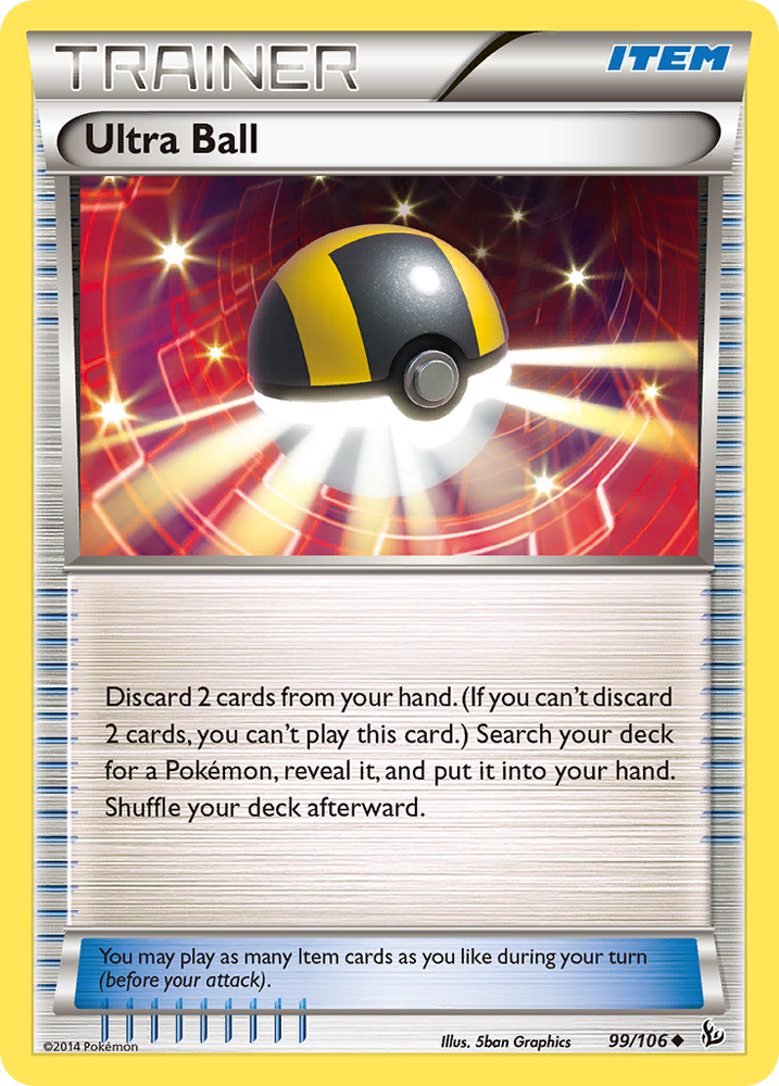 Pokemon | Ultra Ball (99/106) [XY: Flashfire] | The Nerd Merchant