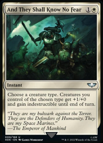 Magic | And They Shall Know No Fear (Surge Foil) [Warhammer 40,000] | The Nerd Merchant