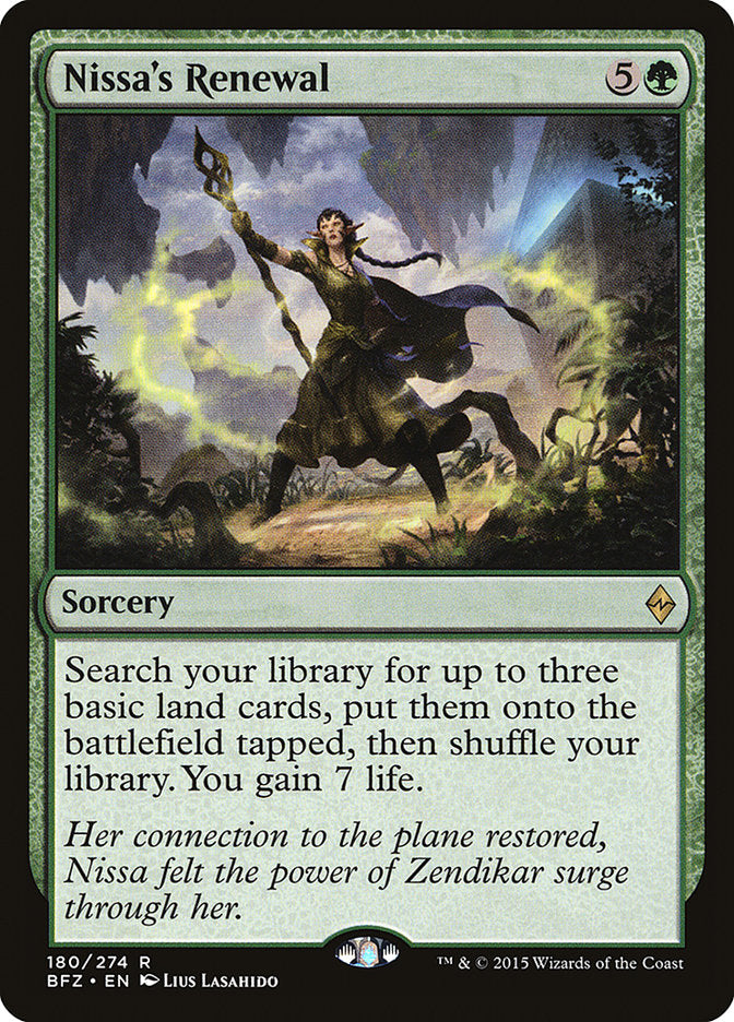 Magic | Nissa's Renewal [Battle for Zendikar] | The Nerd Merchant