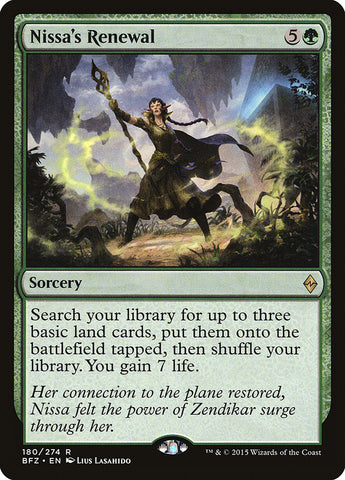 Magic | Nissa's Renewal [Battle for Zendikar] | The Nerd Merchant