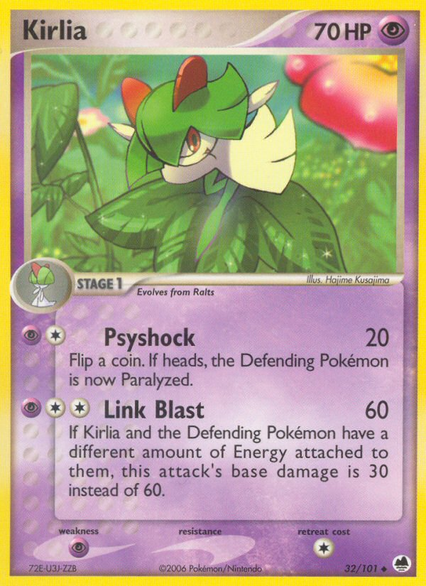 Pokemon | Kirlia (32/101) [EX: Dragon Frontiers] | The Nerd Merchant