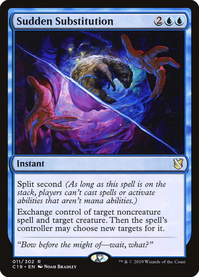 Magic | Sudden Substitution [Commander 2019] | The Nerd Merchant