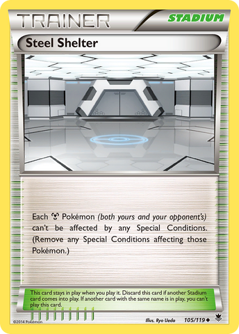 Pokemon | Steel Shelter (105/119) [XY: Phantom Forces] | The Nerd Merchant