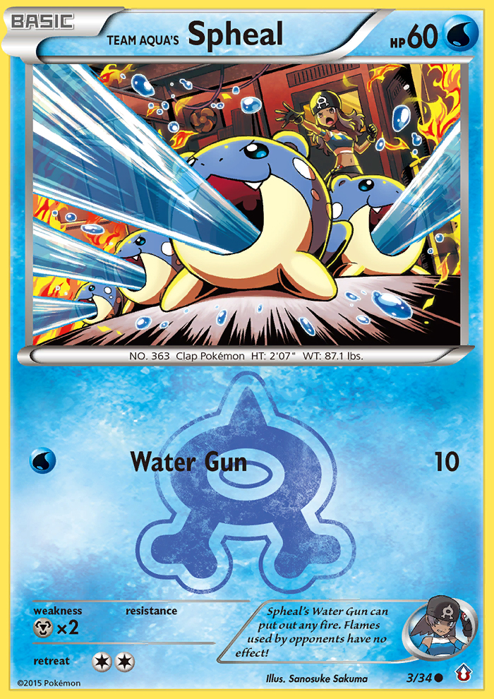 Pokemon | Team Aqua's Spheal (3/34) [XY: Double Crisis] | The Nerd Merchant