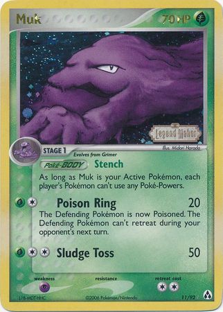 Pokemon | Muk (11/92) (Stamped) [EX: Legend Maker] | The Nerd Merchant
