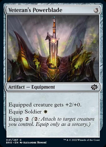 Magic | Veteran's Powerblade [The Brothers' War] | The Nerd Merchant