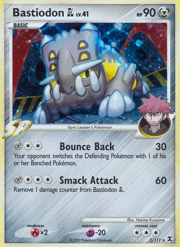 Pokemon | Bastiodon GL (2/111) [Platinum: Rising Rivals] | The Nerd Merchant
