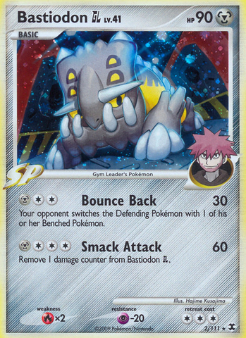 Pokemon | Bastiodon GL (2/111) [Platinum: Rising Rivals] | The Nerd Merchant