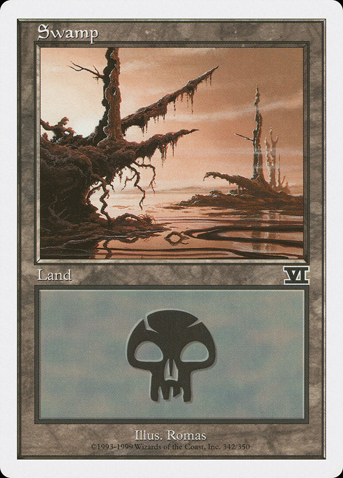 Magic | Swamp (342) [Classic Sixth Edition] | The Nerd Merchant