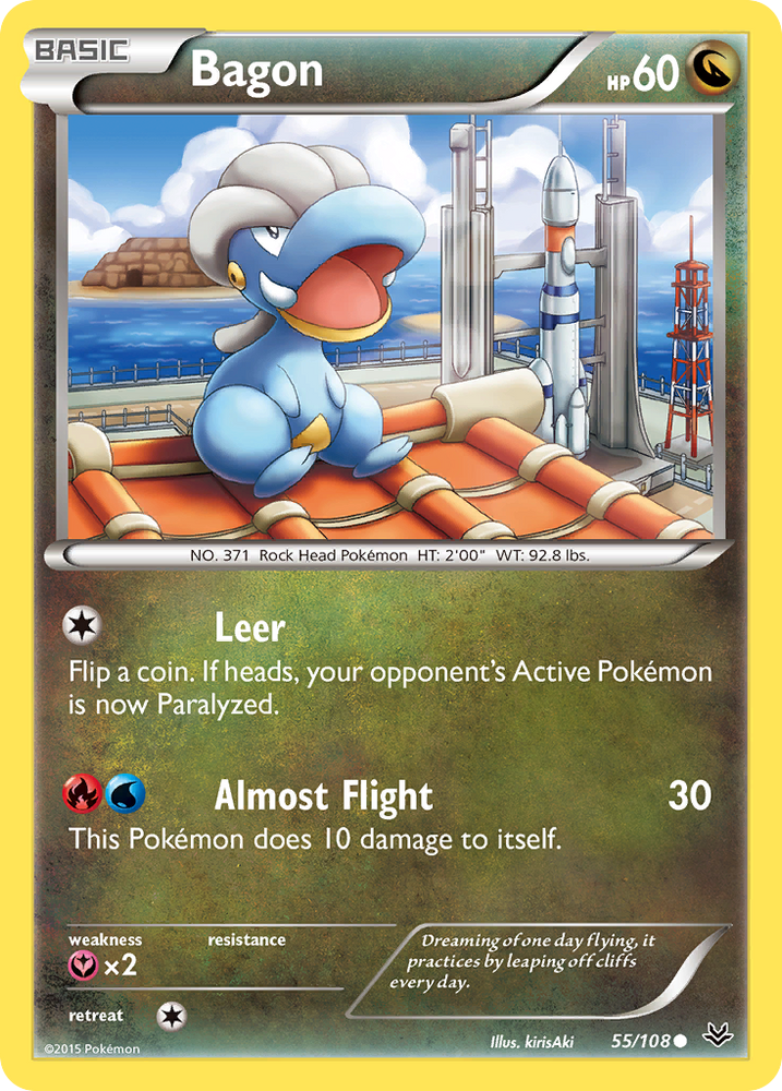 Pokemon | Bagon (55/108) [XY: Roaring Skies] | The Nerd Merchant